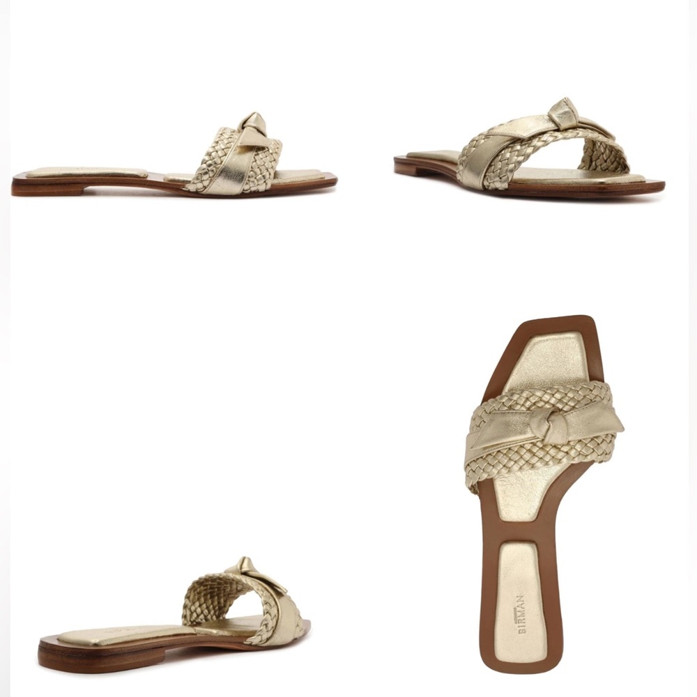 Alexandre Birman Gold Sandals